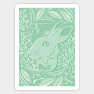 Jade Rabbit Plate Sticker